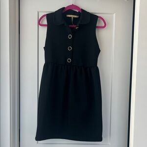 Zara black quilted dress medium